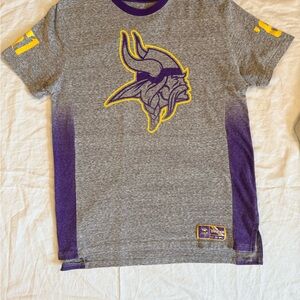 NFL Team Apparel Gray and Purple Shirt
